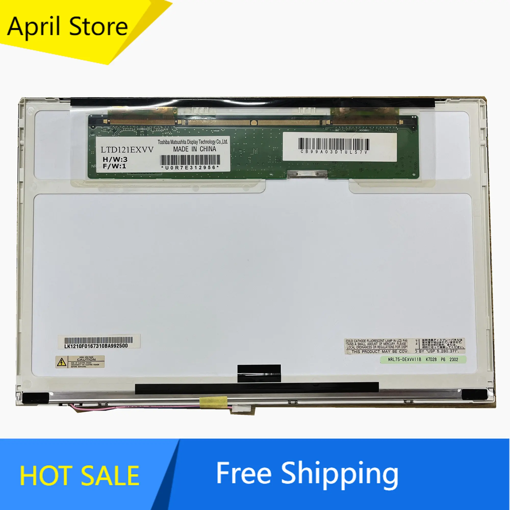 LTD121EXVV подходит для LTN121AT02 LTN121W1-L03 B121EW03 V.0 N121I3-L01 LTN121AT01 LTD121EXEV 20PIN XJ ЖК-экран для ноутбука