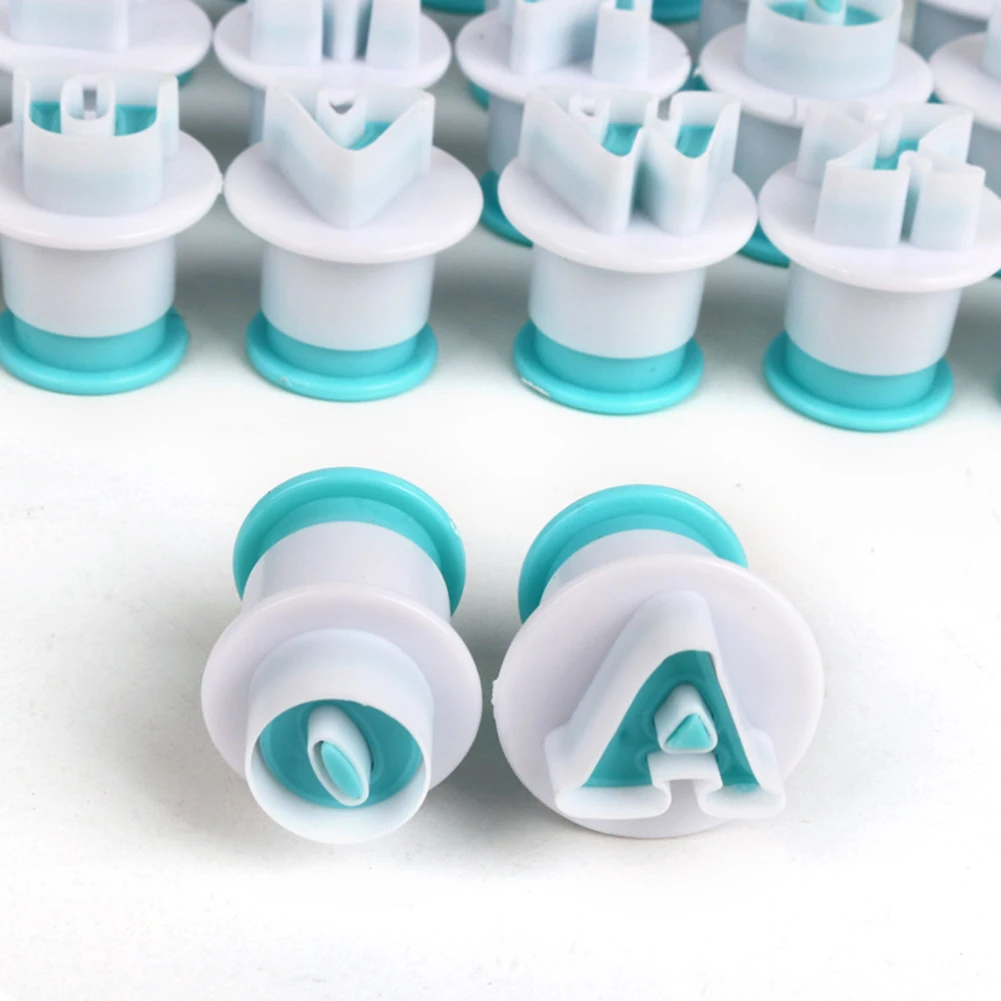 

1set Spring Press Biscuit Mold Number/Letter Plastic Cake Decorating Kit Tool Kitchen Baking Pastry Accessories