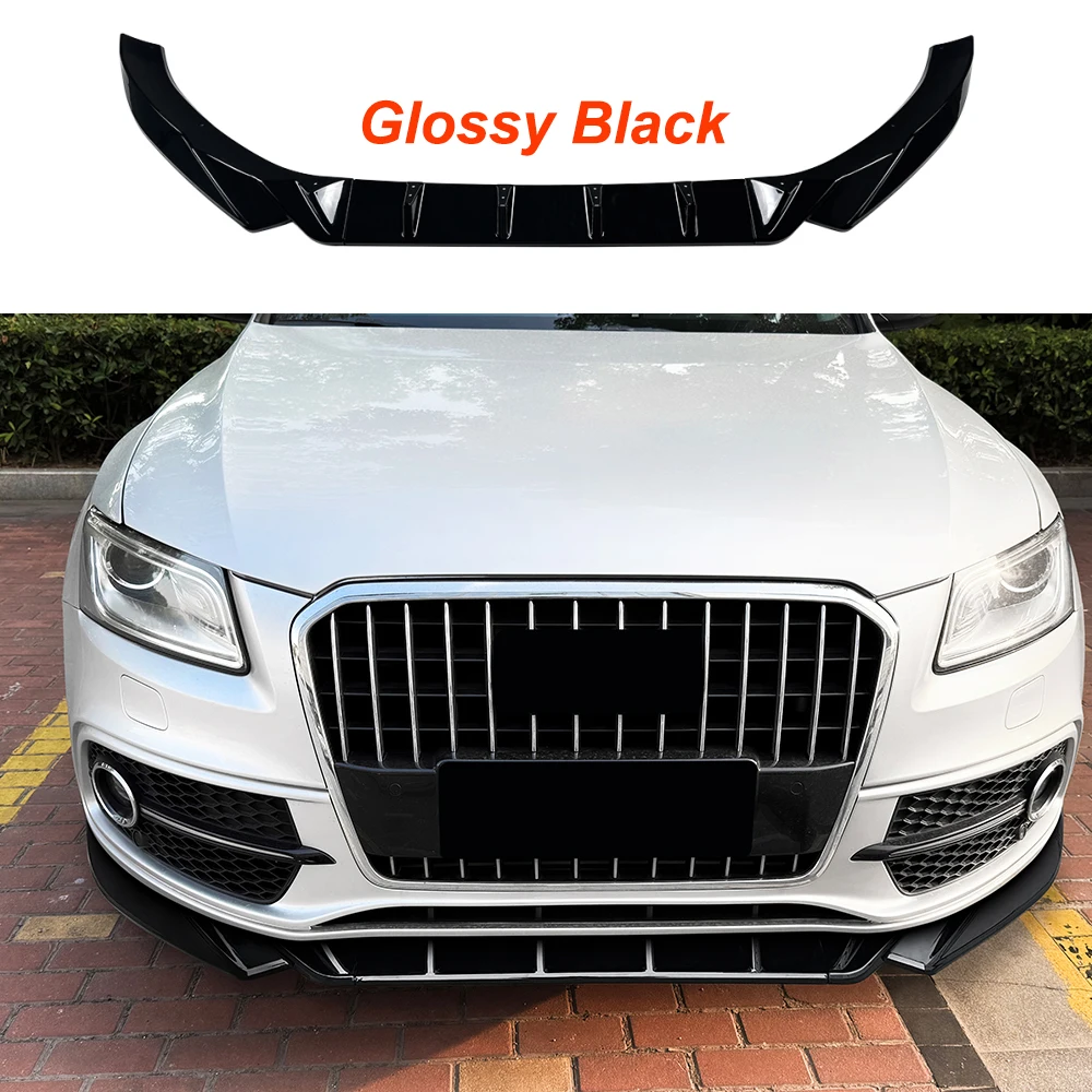 

Новый для Audi Q5 8R Late Stage Sline SQ5 2013-2016, передний спойлер для губ, нижний сплиттер для губ, модификация, комплект кузова автомобиля
