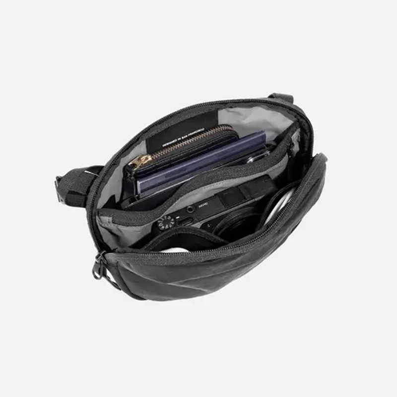Фото Сумка-слинг Go Sling 2 из нейлона, 0.8 л, водонепроницаемая, унисекс, для повседневных поездок, через плечо, прочная конструкция №5