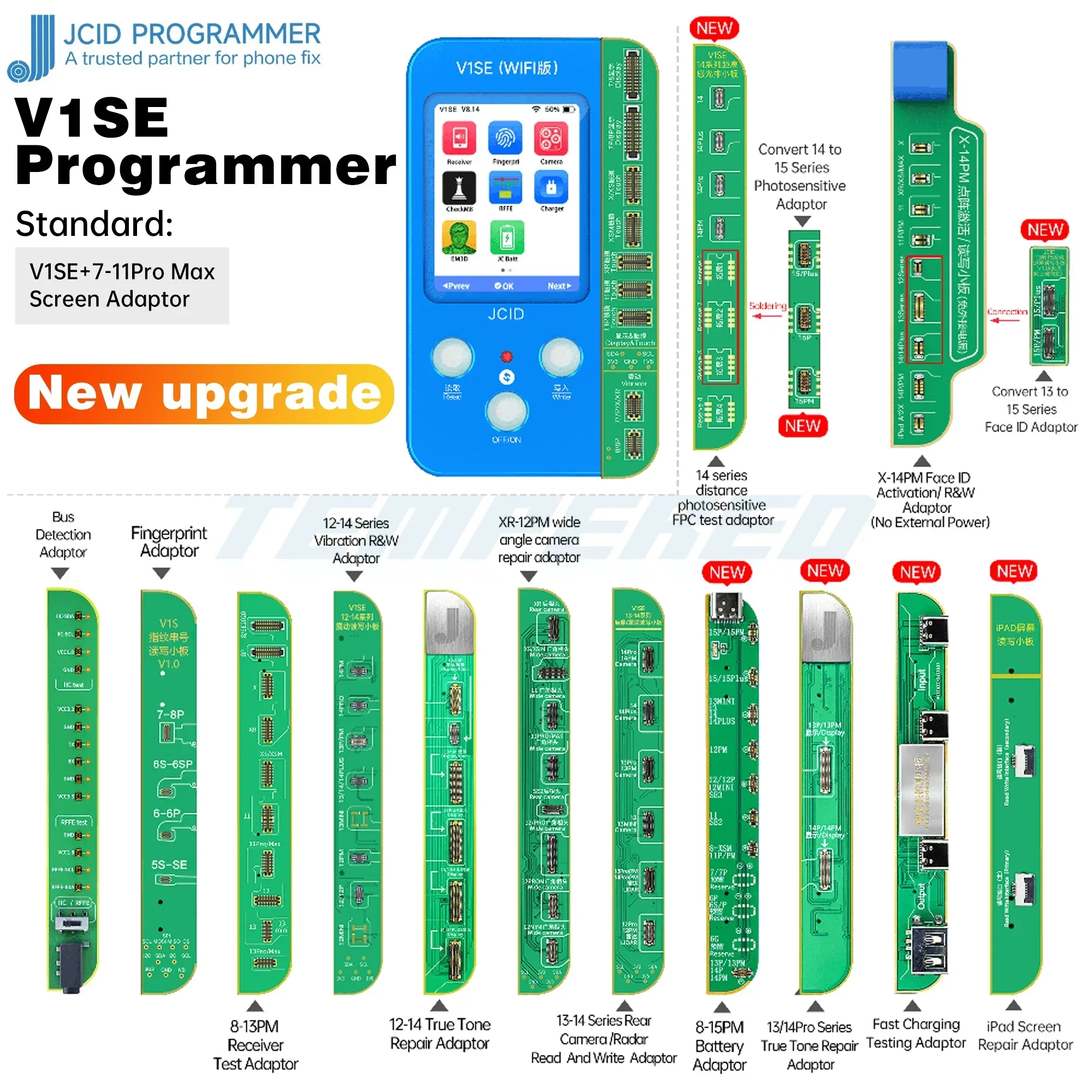 Программатор JCID V1SE для iPhone X 11 12 13 14 15 | AliExpress