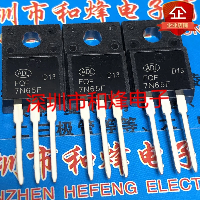 

5 шт.-10 шт. FQF7N65F 7A 650V TO-220F MOS Новый и оригинальный в наличии
