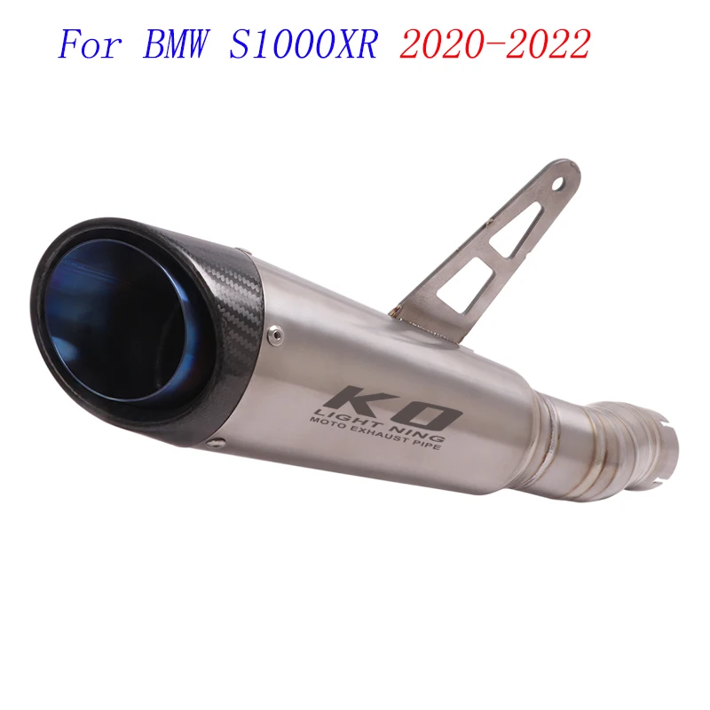 

Escape Motorcycle Middle Connect Pipe And Exhaust Muffler Titanium Alloy Exhaust System For BMW S1000XR 2020-2022