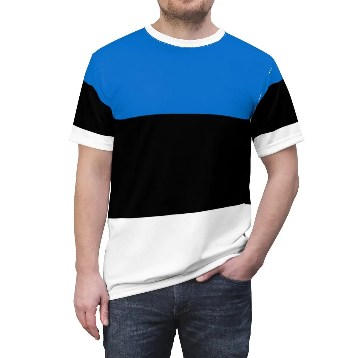 

Брендовая летняя футболка BIANYILONG с флагом Эстонии, 3D новые удобные спортивные топы с круглым вырезом и коротким рукавом, мужские топы