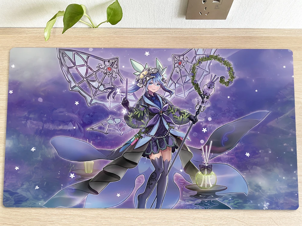 Настольный игровой коврик YuGiOh Aromalylith розмарин TCG геймерский для карты мыши 60x35 см