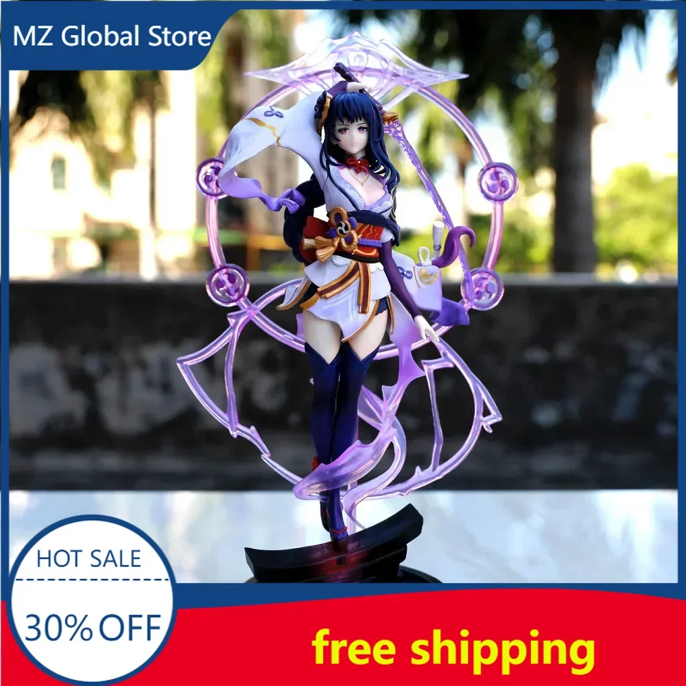 

30 см Genshin Impact Raiden Shogun Коллекционная модель из ПВХ, игровая статуя на день рождения, периферийная коллекция, украшение, Подарочная игрушка