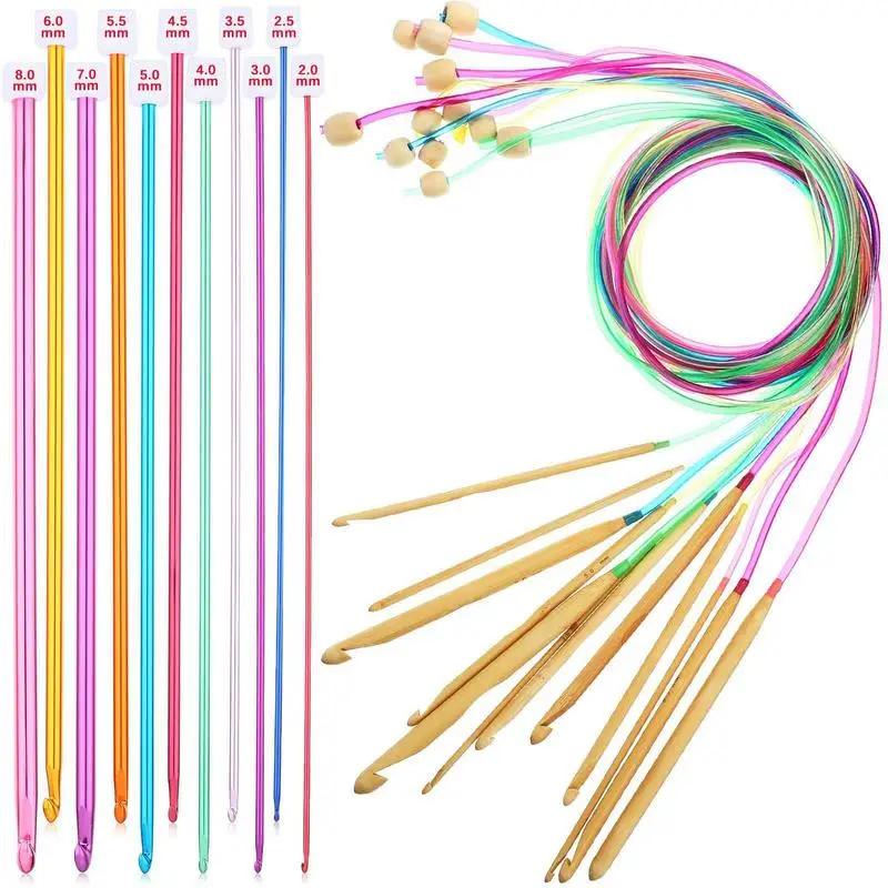 

Crochet Hooks For Beginners Crochet Needle Long Crochet Hook Set 11pcs Tunisian Crochet Hooks Multicolor Afghan Crochet Needles