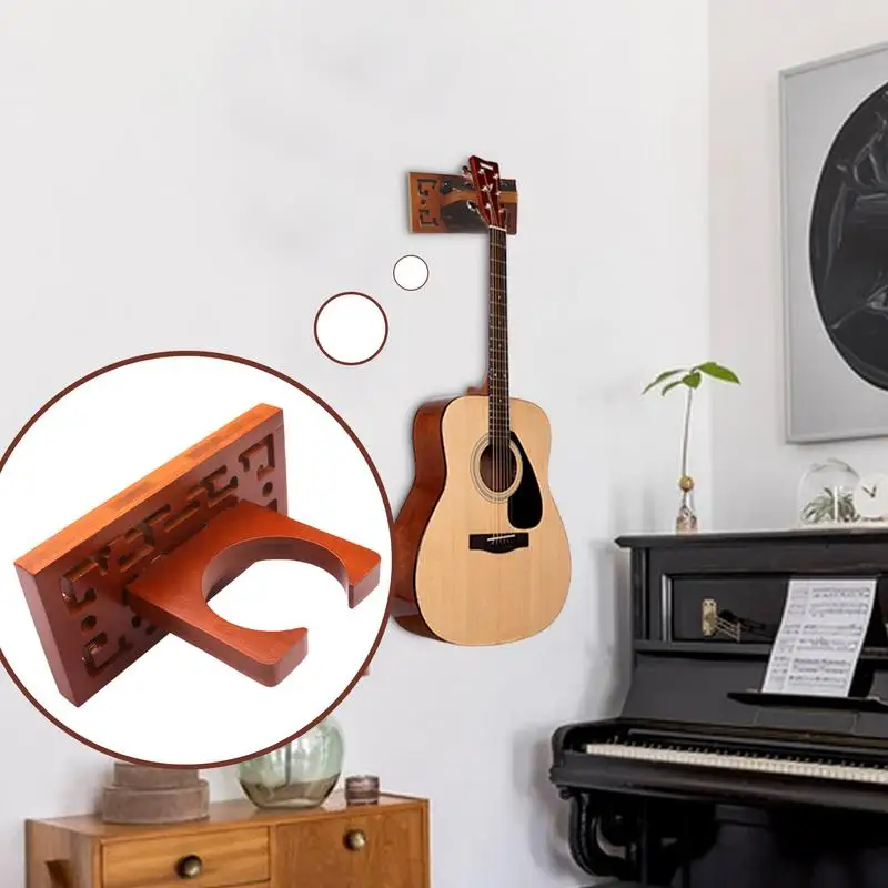 Настенное крепление для укулеле настенная вешалка гитары деревянная прочная