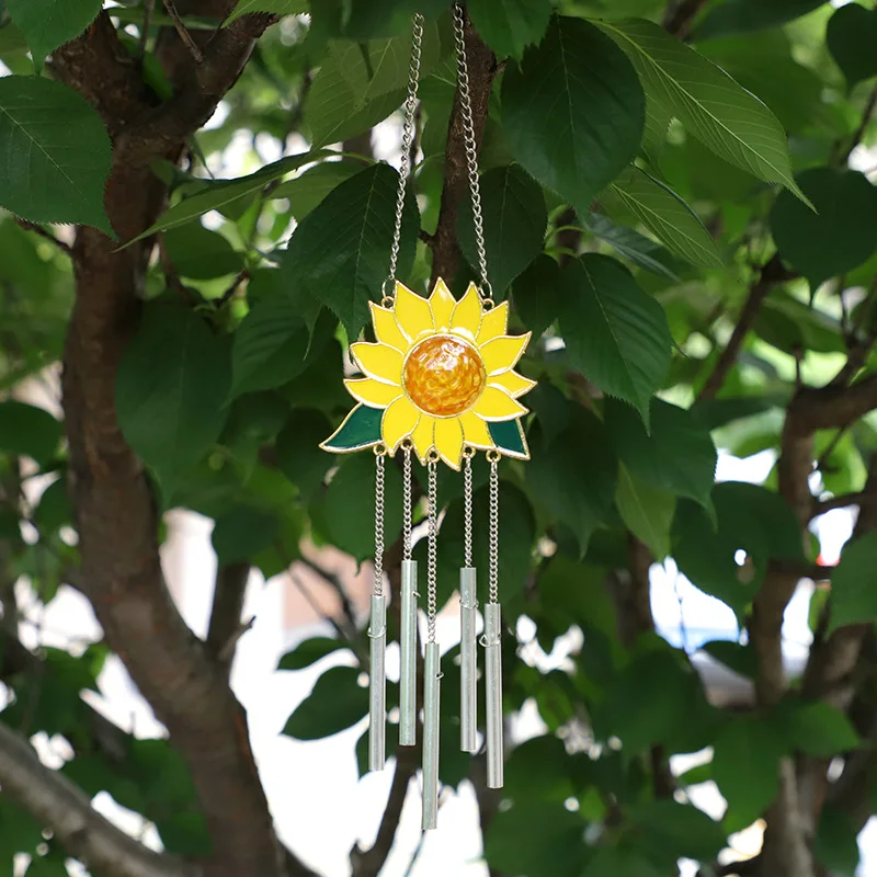 

Sunflower Wind Chimes Outdoor Yard Garden Decoration Ornament Hanging Carillon À Vent Campanas De Viento Carrillon De Viento