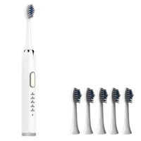 adult electric toothbrush usb rechargeable ultra sonic washable relaxing powerful 5 speed electric toothbrush