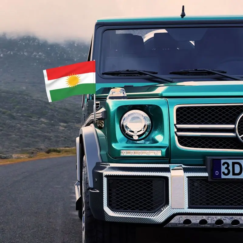 12x18 дюймов флаг Курдистана 30x45 см автомобильные флаги