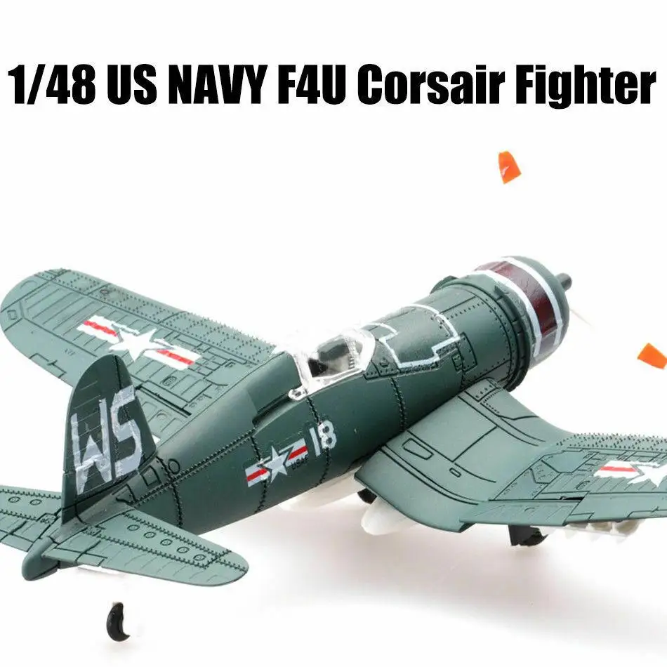 Модель самолета в сборе из пластика в масштабе 1/48 США флот F4U Corsair истребитель