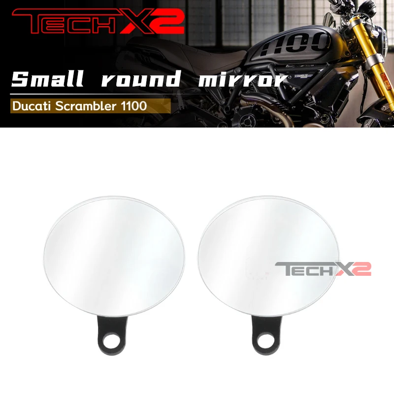 Фото Зеркало заднего вида для слепых зон для DUCATI Monster 937 950 797/Plus 796 821 1200 Scrambler 800 1100, боковое зеркало без оправы с широким видением №1