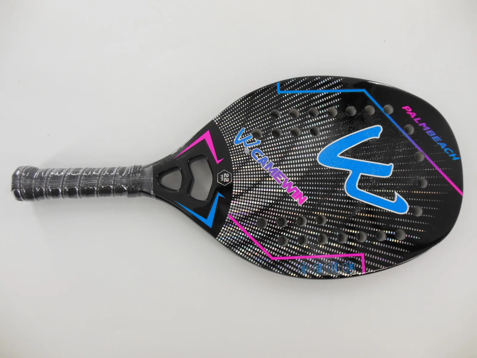 

Hot Sale High Quality 3K Carbon and Glass Fiber Beach Tennis padel Racket With Protective Bag 1 Free Tape Ball and Wristband