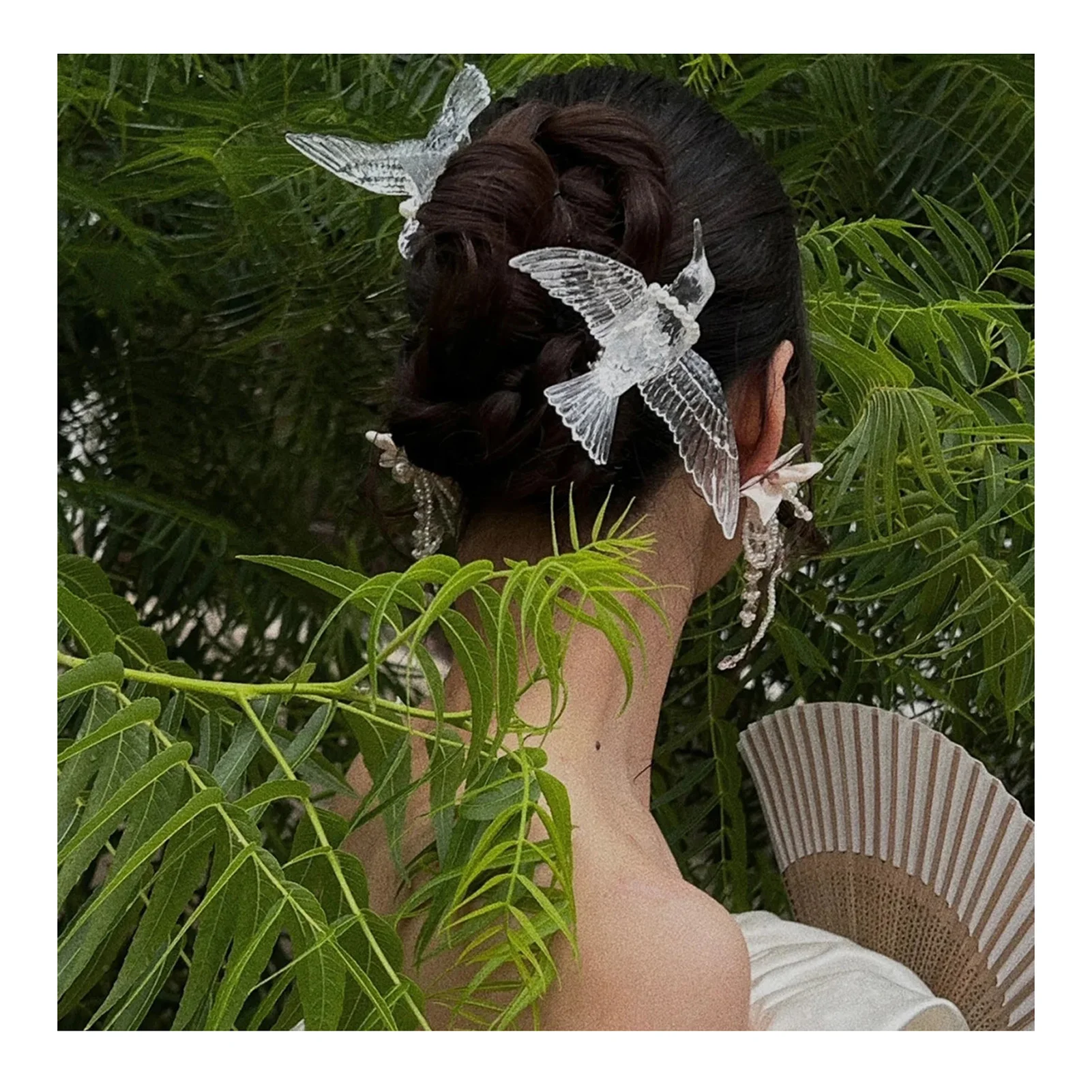 

Винтажные заколки для волос, набор палочек для волос, украшения для волос с кисточками из акации, для чонсам, китайская одежда, чайная одежда