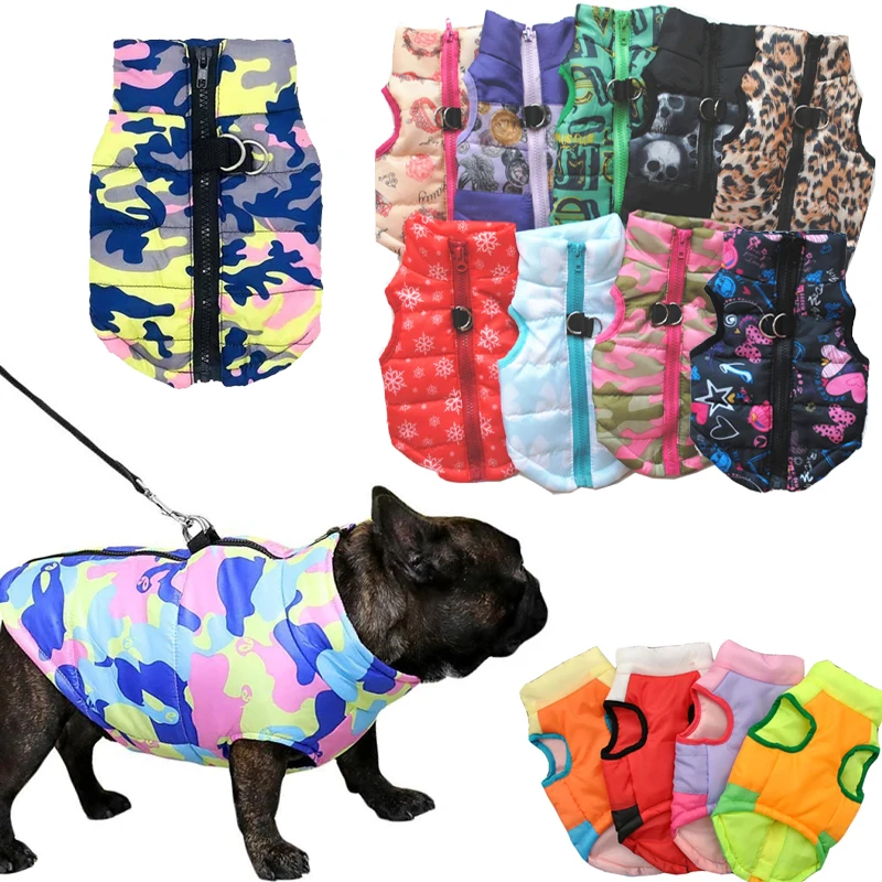 Новая Теплая одежда для домашних животных собак пальто куртка зимняя щенков