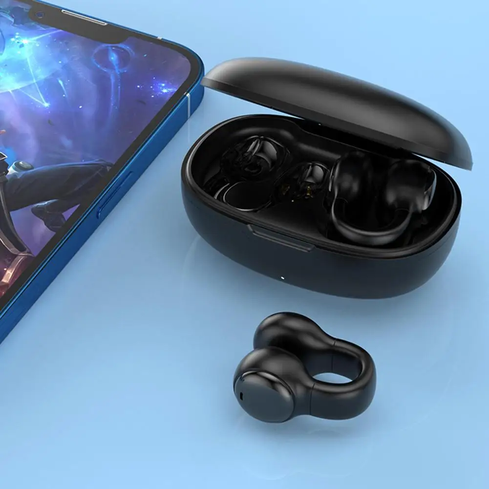 M30 Tws Wireless Bluetooth-compatible Headset Ergonomic Ear Clip Sports Earphone Air Conduction Headphone