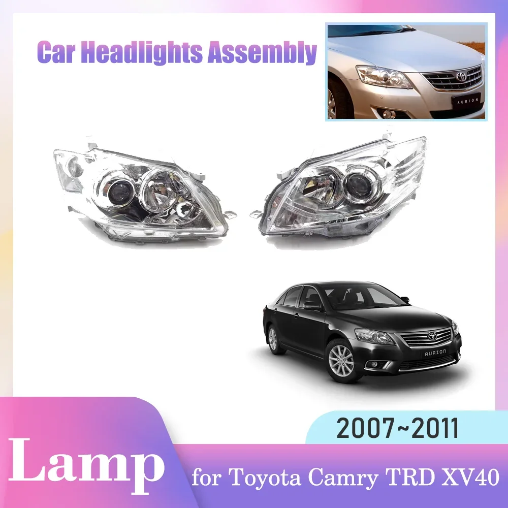 Автомобильные фары в сборе для Toyota Camry TRD Aurion XV40 2007 ~ 2011 2008 2009 2010 противотуманная