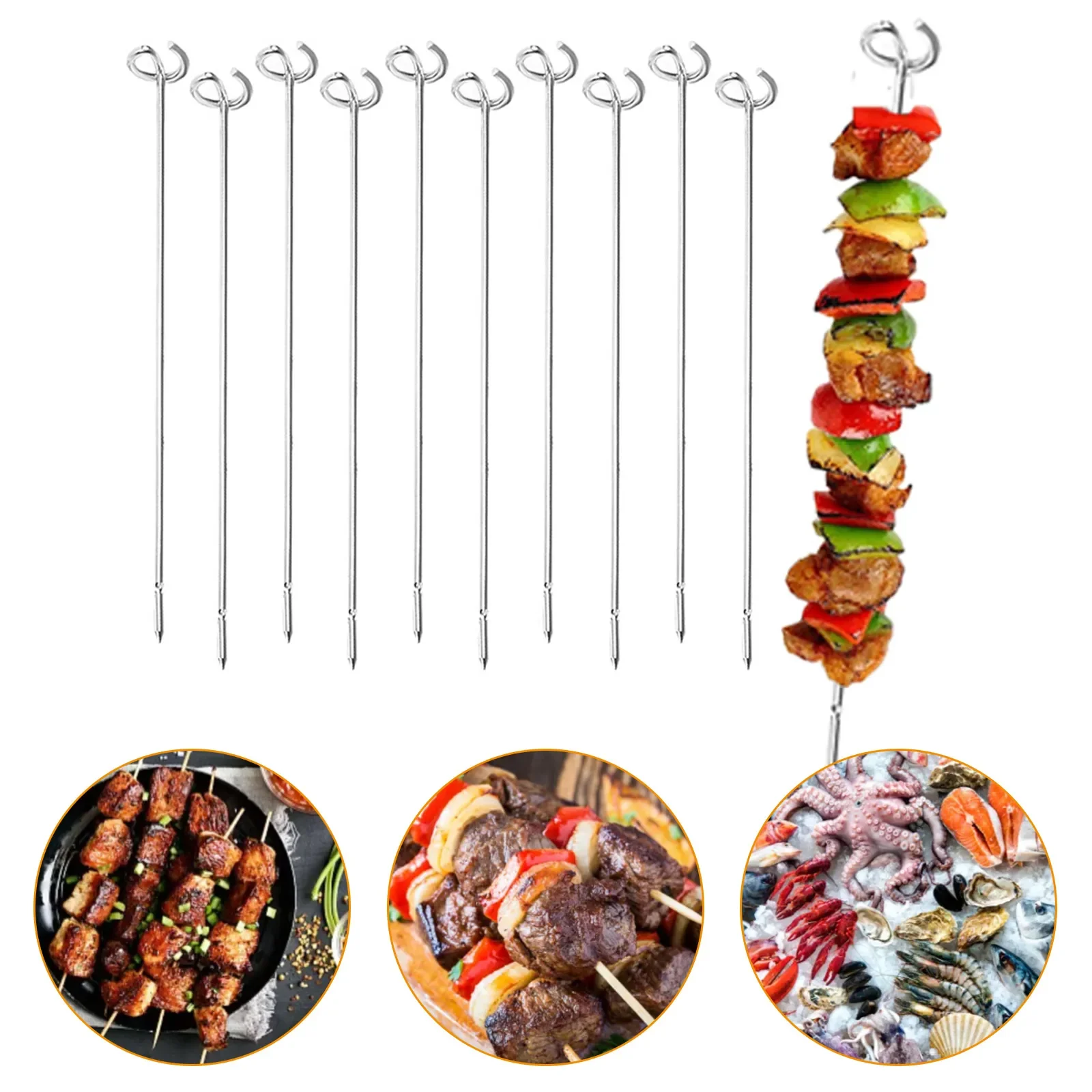 

Steel Multifunctional Food Dehydration Holders Airfryers Skewer Grill Steaming Stand Kitchen Accessories