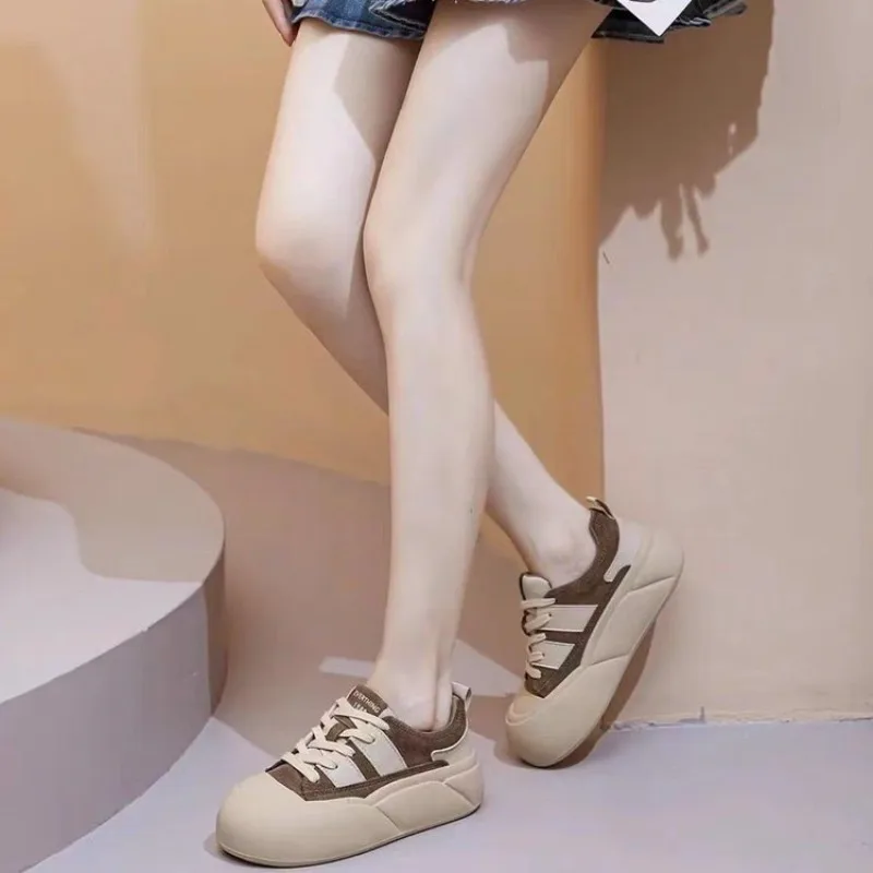 

Red Women Vulcanize Shoes Casual Platform Sneakers Vintage Sports Female Korean Designer Flats Harajuku School Tennis Sneakers