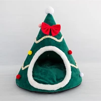 sml sed green pet bed %c2%a0three dimensional sponge creative pet shelter tent for dogs cats pet warm supplies in winter and autumn