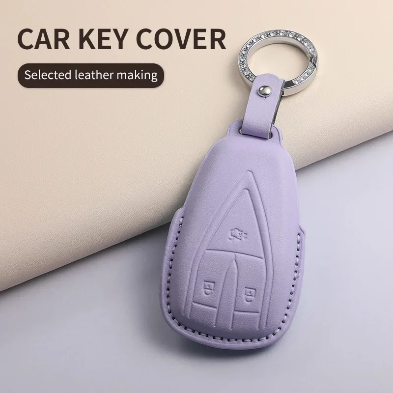 Чехол для автомобильного ключа из искусственной кожи Changan CS35 PLUS CS75PLUS CS55PLUS Eado UNI-T