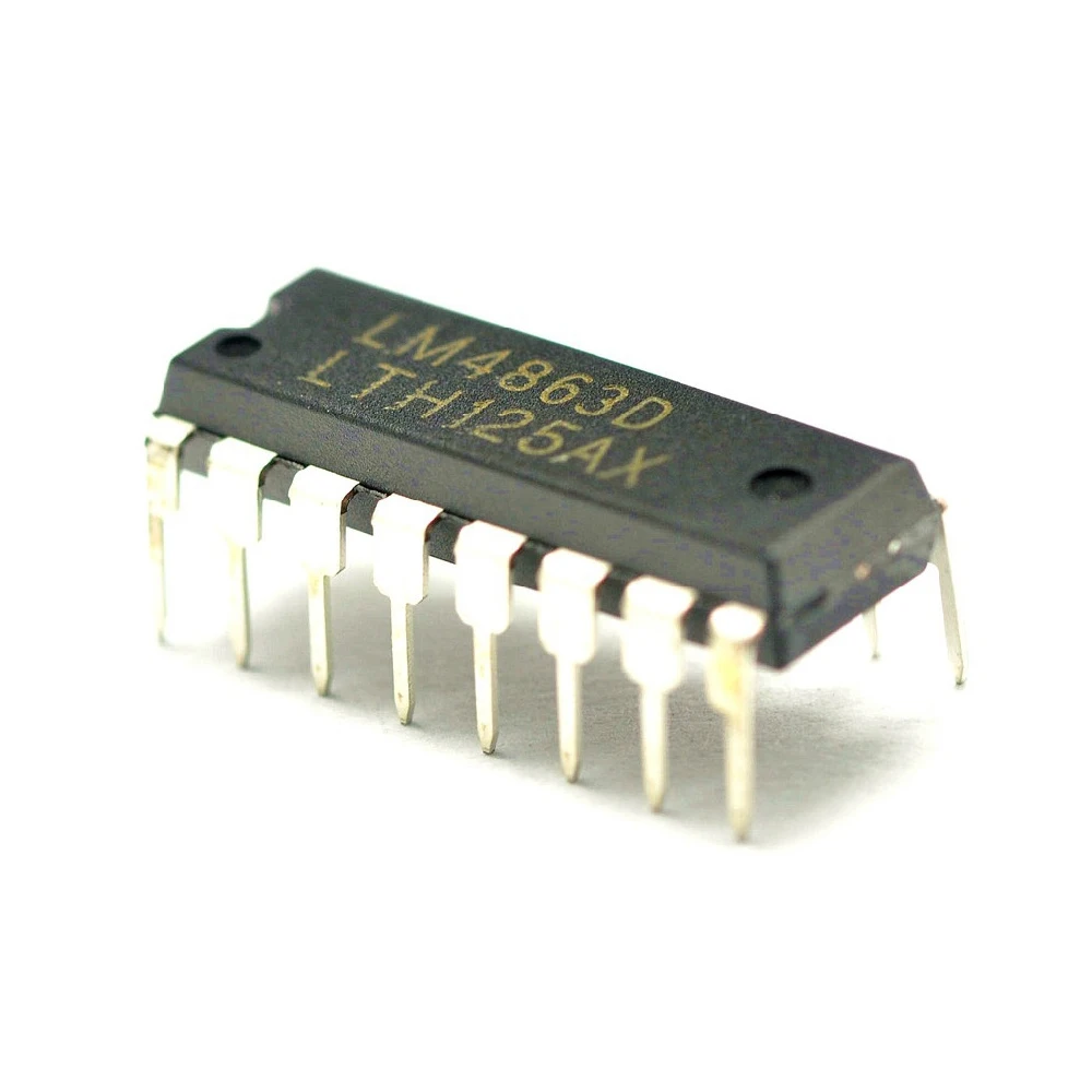 

10 шт., аудио усилитель LM4863D DIP16 LM4863 IC