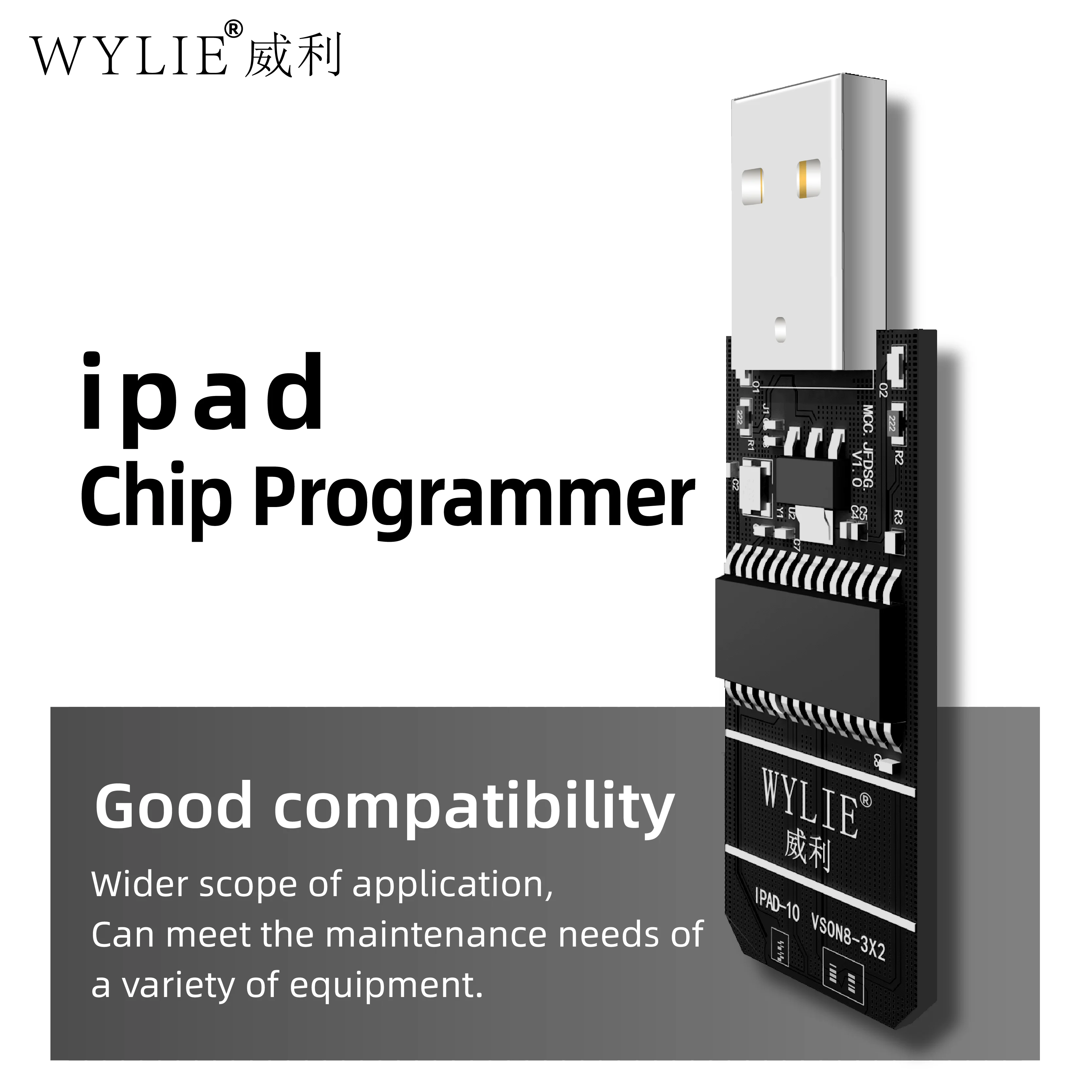 Фото Программатор чипов iPad WYLIE 2-го поколения для IP16PRO, 16PM/SAMSUNG/Air 5 всех моделей с функцией восстановления при неисправности зарядки Tyc, инструменты для ремонта №4