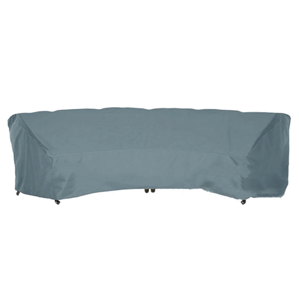 

210D Oxford Cloth Curved Sofa Cover Waterproof Outdoor Sofa Furniture Dust Cover dustproof Water Repellent durable