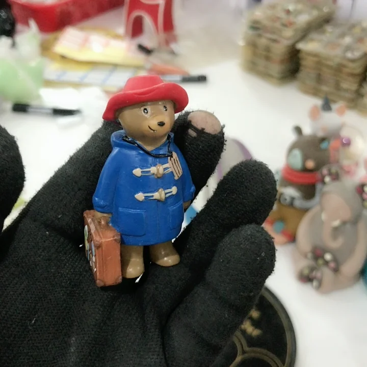 

Полимерная фигурка, психический песок, настольная игра, коробка, медведь для корта, терапии с чемоданом