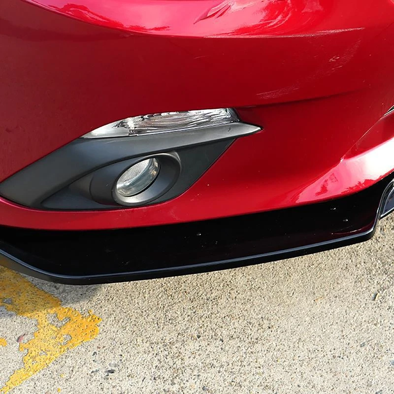 3 шт. глянцевый черный бампер для Mazda Axela 2014-2018