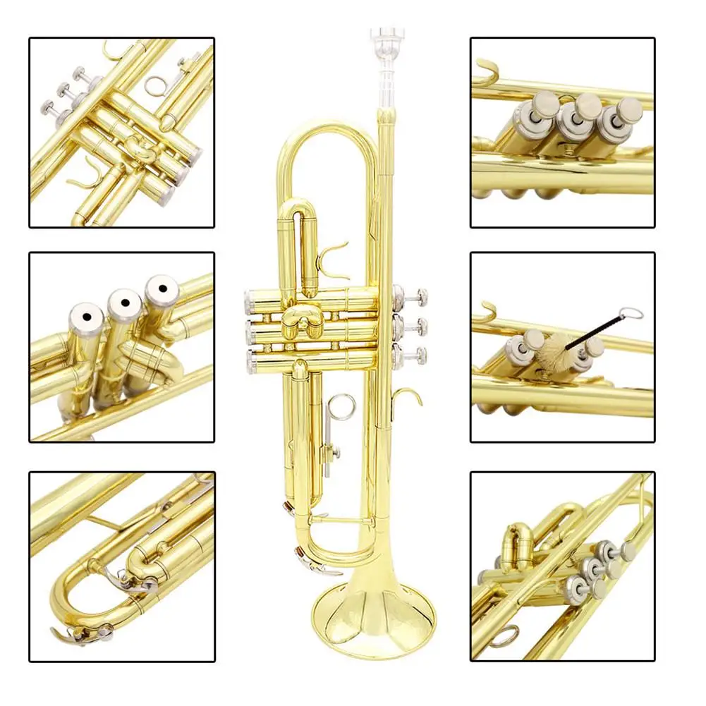 

YOUZI SLADE Brass Bb Trumpet Kit for Professional Beginner