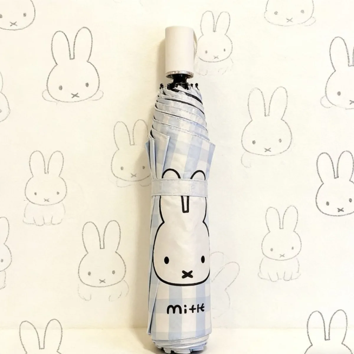 Автоматический зонт Kawaii Miffy Miffy Rabbit для защиты от дождя и солнца, черный виниловый зонт с защитой от солнца, складной зонт от солнца (art.: 3920d92ef82ed) - 3920d92ef82ed