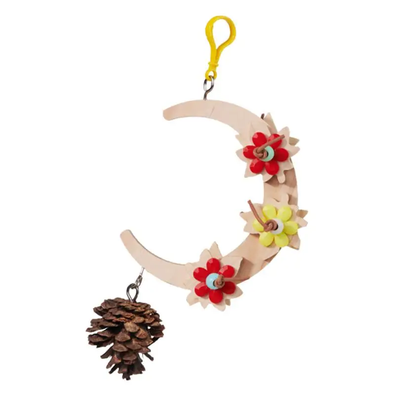 Качели для попугаев деревянные стоячие игрушки интерактивные аксессуары клеток