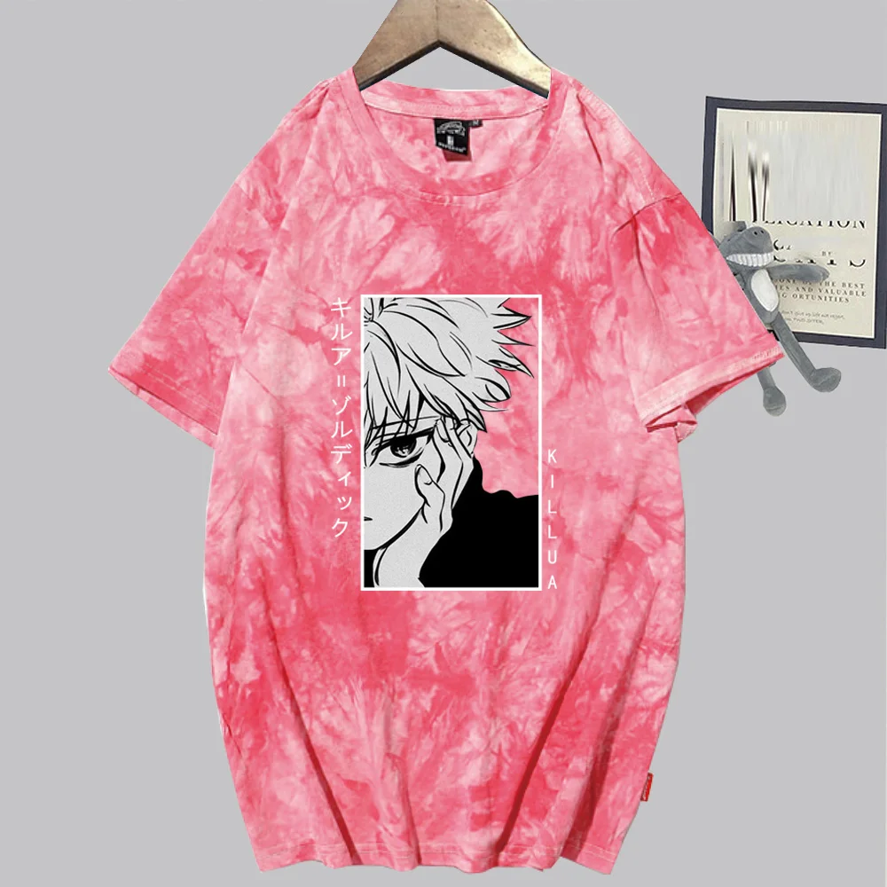 Футболка мужская с принтом Hunter X Killua тенниска короткими рукавами в стиле