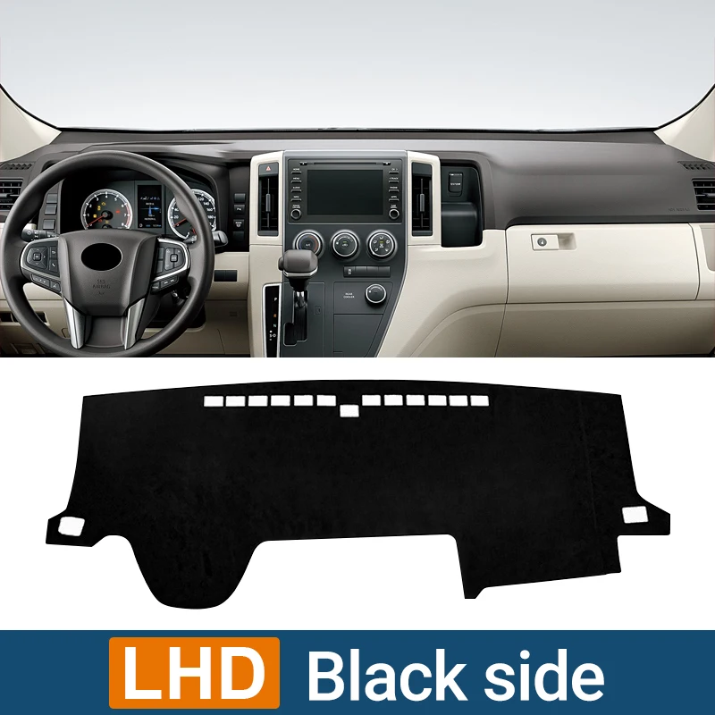 Для Toyota Hiace H300 GranAce Commuter Majesty 2019 2020 2021 2022 2023, чехол на приборную панель автомобиля, чехол с защитой от УФ-лучей, избегайте легких ковриков, ковры