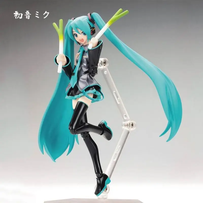 

Hatsune Miku 15 см анимация оптовая продажа Figma 014 виртуальный певец лук Niang моделирование концерт хатсунэ статуя ПВХ экшн-игрушки