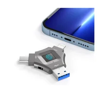 Флешка с отпечатком пальца и тремя разъемами#1