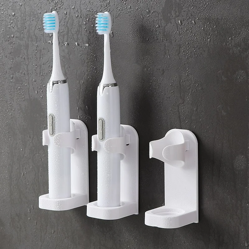 

Traceless Toothbrush Holder Bath Wall-Mounted Electric Toothbrush Holders Adults Toothbrush Stand Hanger Bathroom Accessories