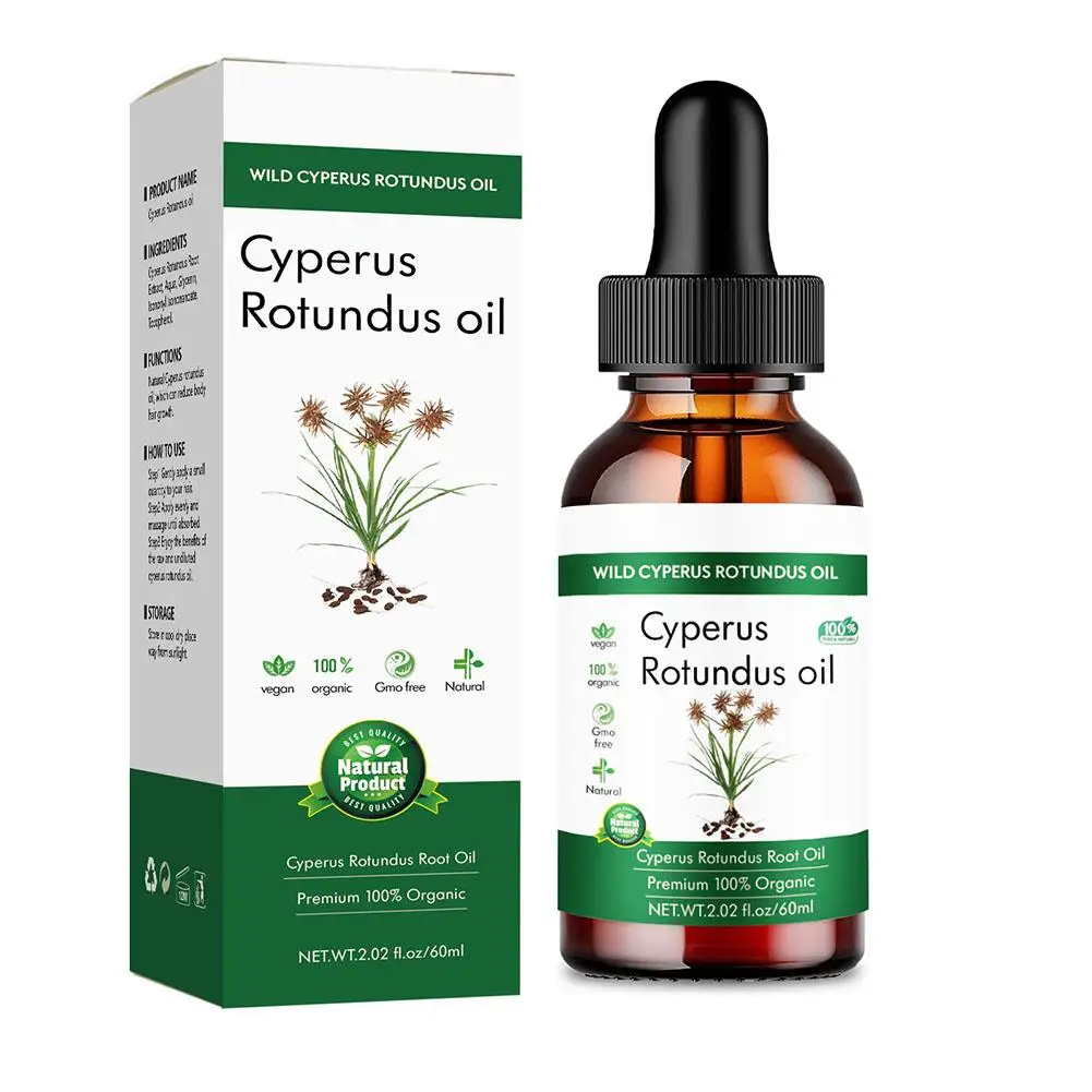 Натуральное масло Cyperus Rotundus 60 мл натуральное бальзама и уменьшает разглаживание
