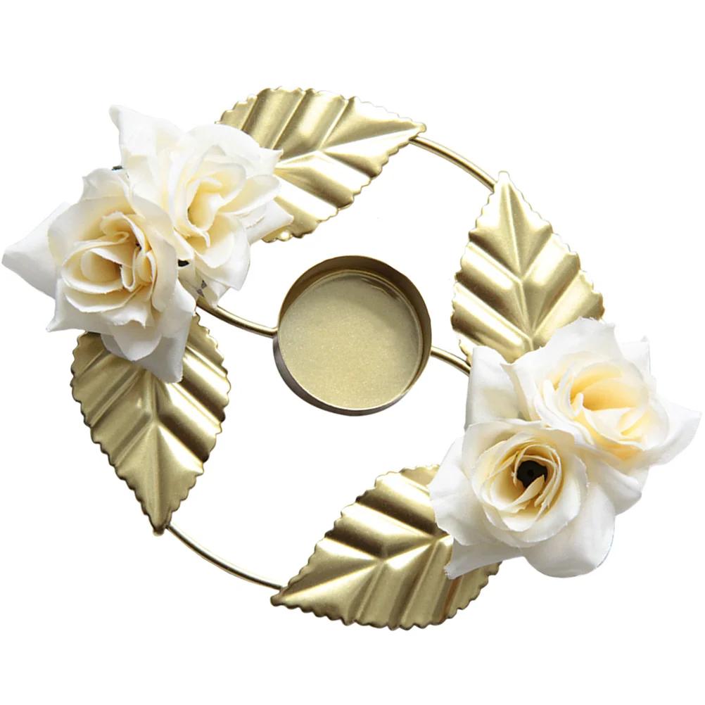 

Realistic Rose Flower Holder Metal Holder Wedding Holder Decor