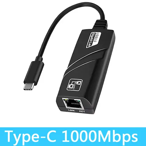 OLOOPKY проводная сетевая карта USB 3.0 черного цвета