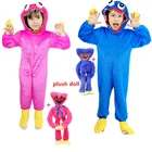 Huggy Wuggy костюм Мак игра Косплей Персонаж Плюшевый комбинезон страшный мягкий подарок для детей Карнавальная Вечеринка Одежда