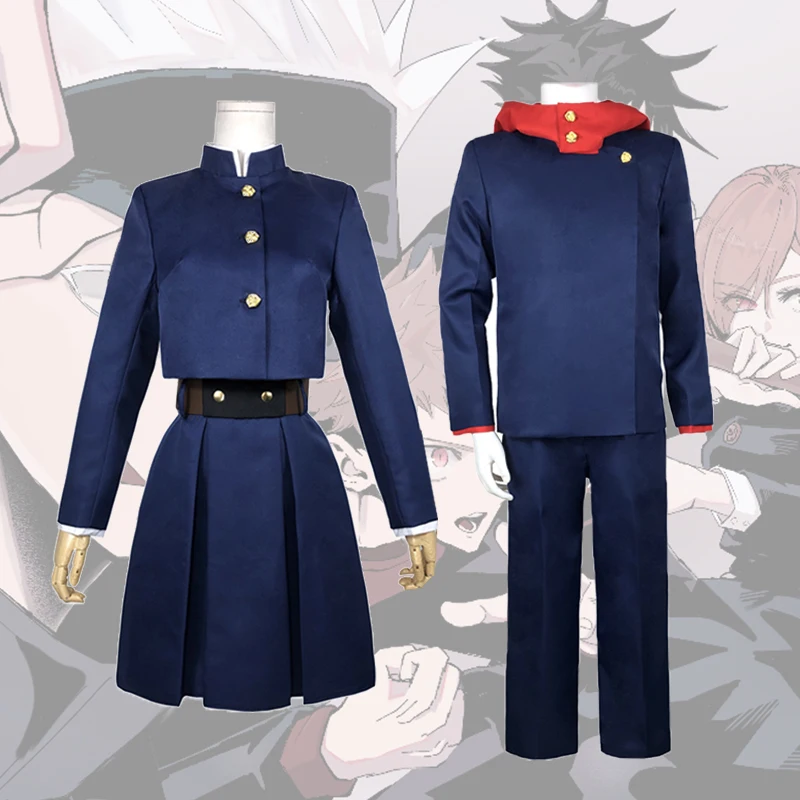 

Anime Jujutsu Kaisen Kugisaki Nobara Itadori Yuji Cosplay Costume Suit with Wig Unisex Halloween Anime Cosplay Uniform Full Set