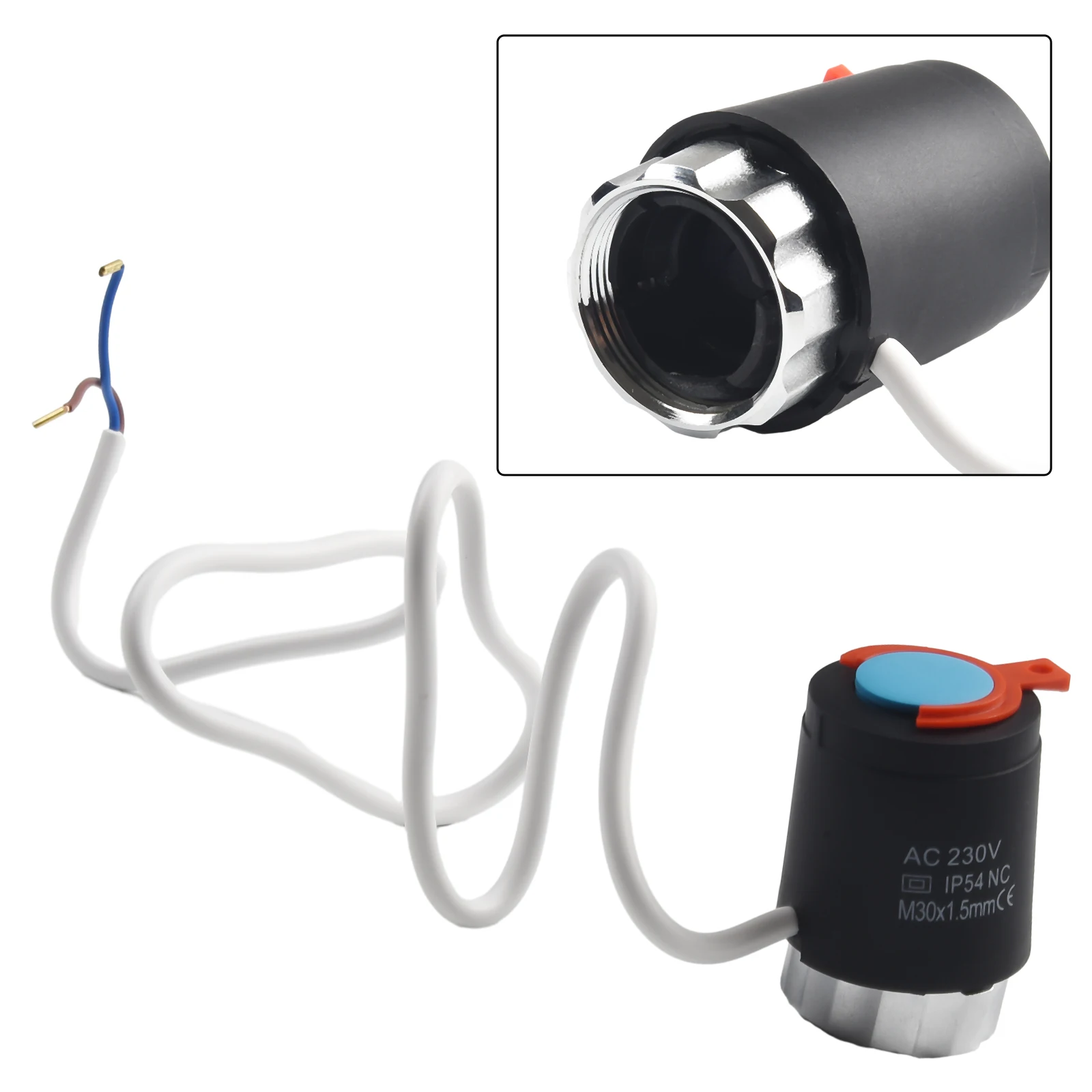 Привод подогрева пола белый термостатический привод из АБС-пластика коллектор