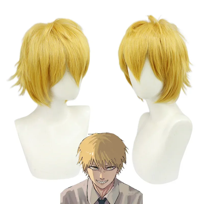 Аниме Chainsaw Man Denji Косплей Костюм Denji Aki Hayakawa Косплей Черный Охотник на демонов Униформа Парик Костюм Хэллоуин для мужчин (art.: 3920ca9aa9293) - 3920ca9aa9293