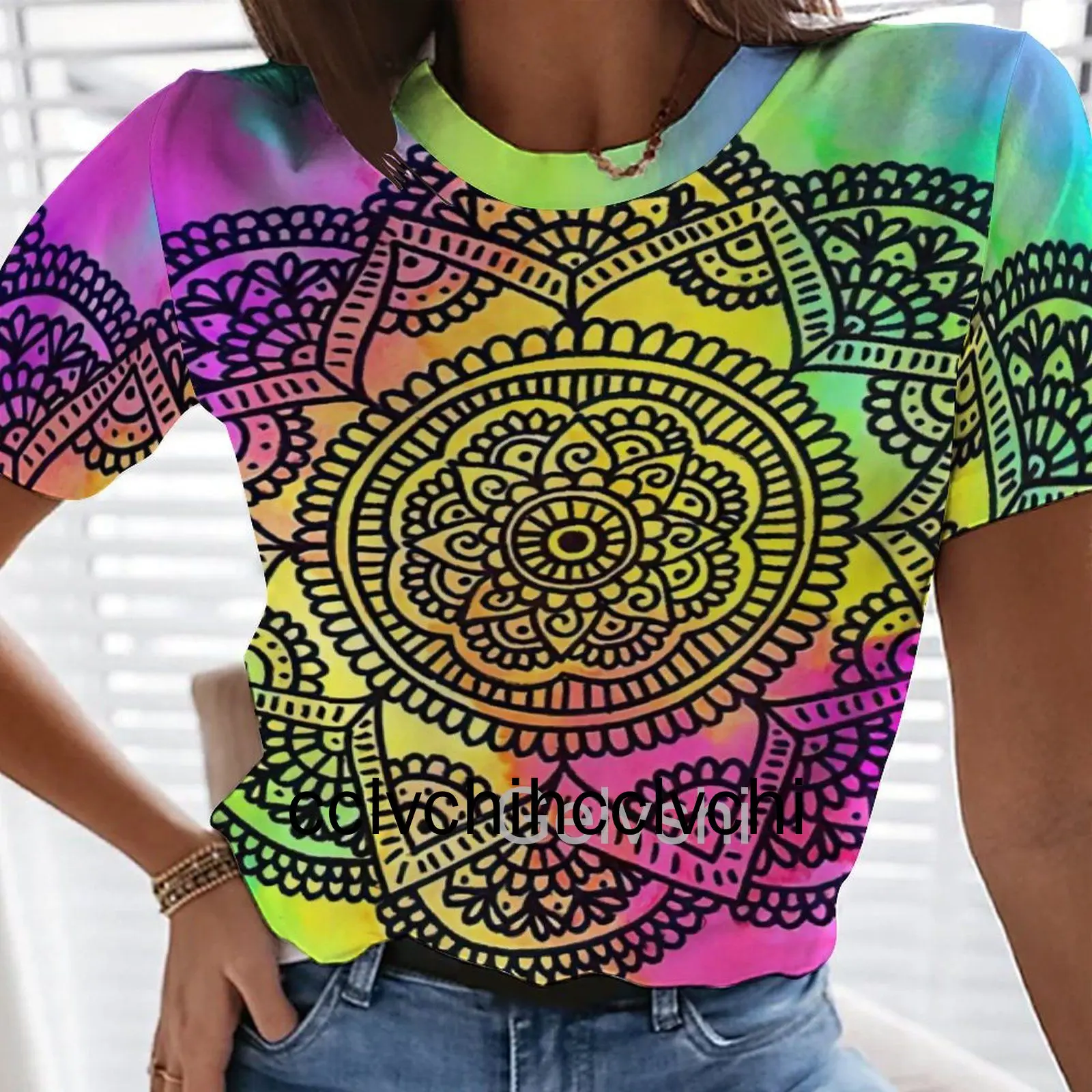 

Summer Women's T Shirts Circle Graphic Aesthetic 3d Printed T Shirts O Neck Harajuku Street Shirts Short Sleeve Unisex Tops