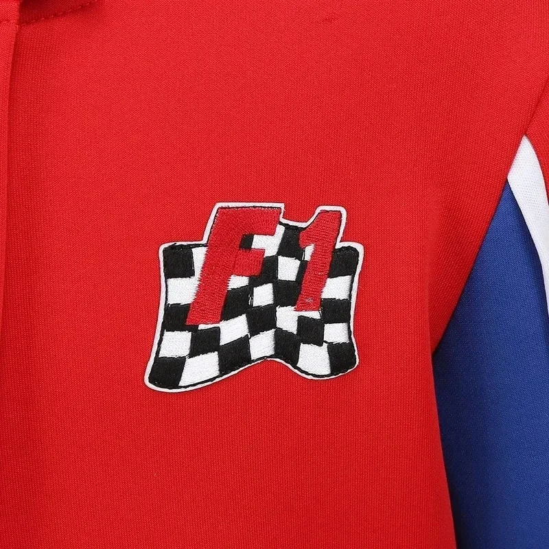 Фото Новый карнавальный костюм гонщика 2026 года: комбинезон гонщика с кепкой и солнцезащитными очками, костюм на Хэллоуин, крутая уличная одежда COS №1