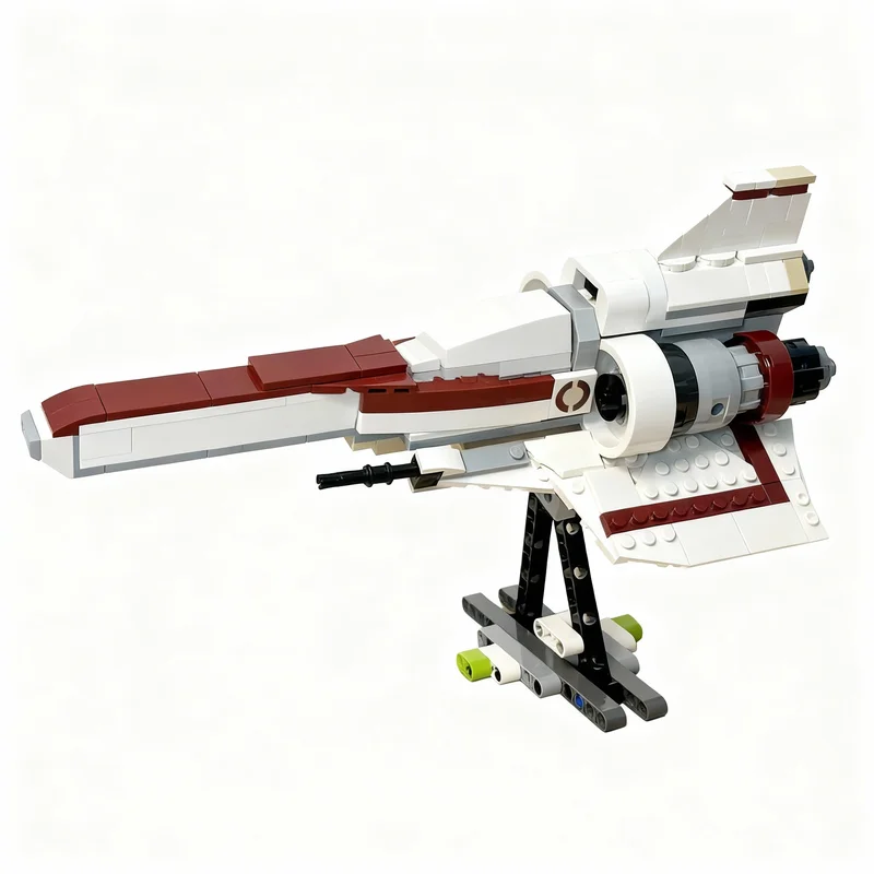 Фото Набор для сборки модели звездолета Battlestar Galactica Colonial Viper (347 деталей), серия MOC, подарок для дома, DIY-конструктор №3