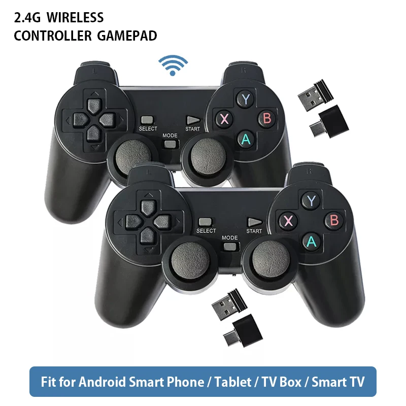 

Беспроводной геймпад 2,4 ГГц для супер консоли X Pro, USB, игровая версия для Android TV Box, телефона/планшета/ноутбука/ПК